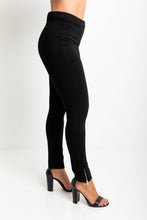 Load image into Gallery viewer, Be Bold Zip Ankle Pant - Black