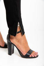 Load image into Gallery viewer, Be Bold Zip Ankle Pant - Black