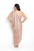 Load image into Gallery viewer, Ess Dress Long - Blush Sequins

