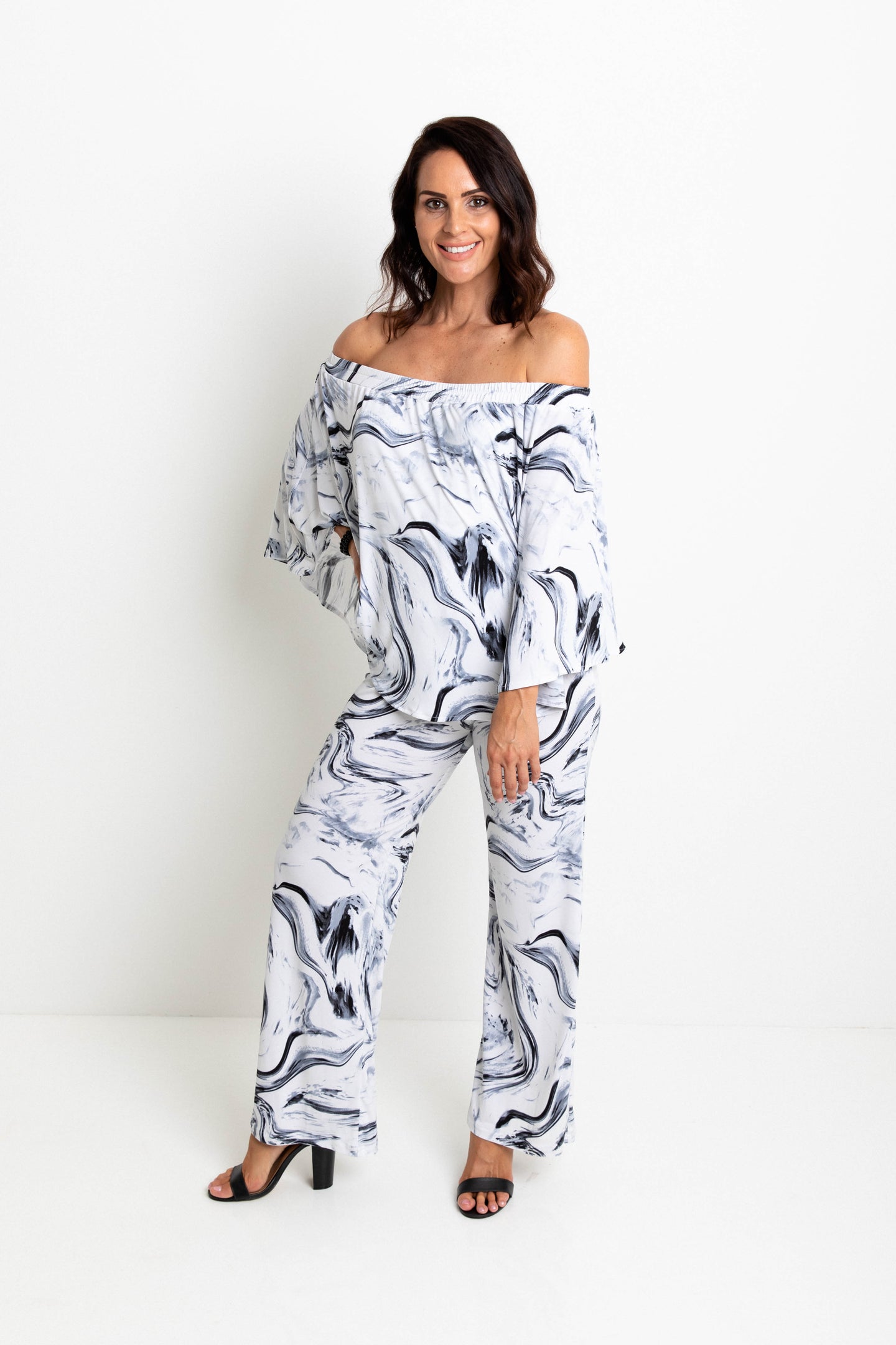 Lets Do This Jumpsuit - White Aria