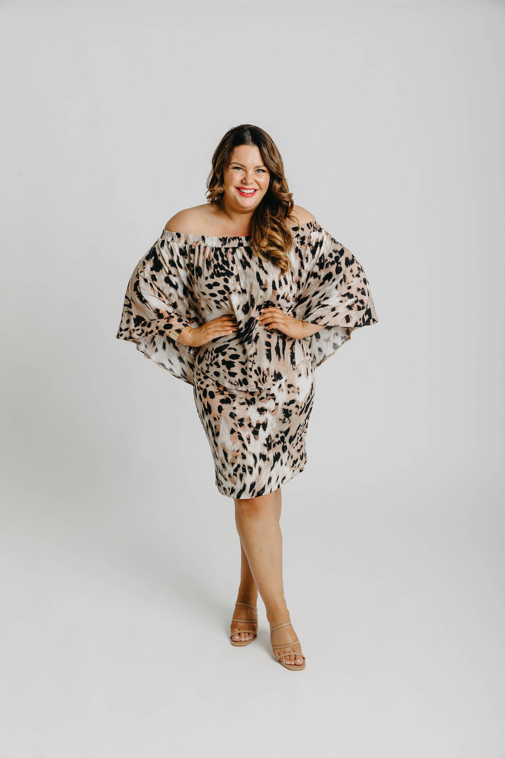 No Shade Here Dress Mid - Leopard